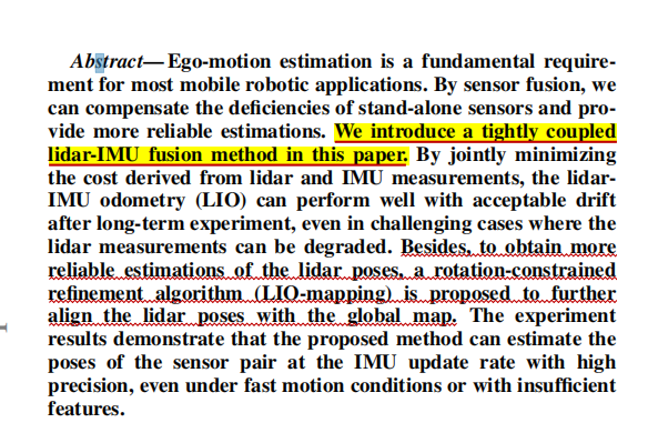 Tightly Coupled 3D Lidar Inertial Odometry And Mapping - 知乎