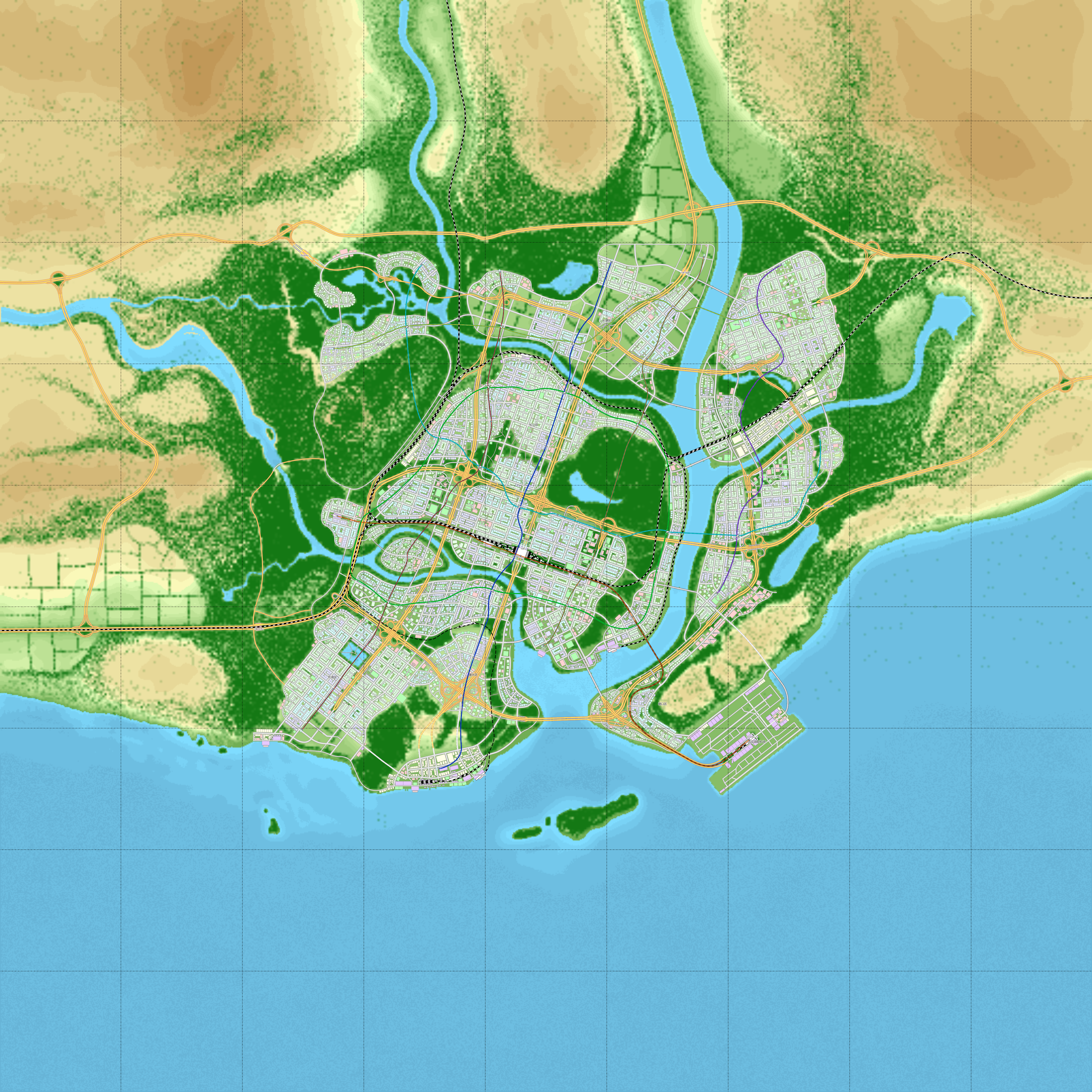 光厦市交通改造实例一阶段城展城市天际线游戏归档