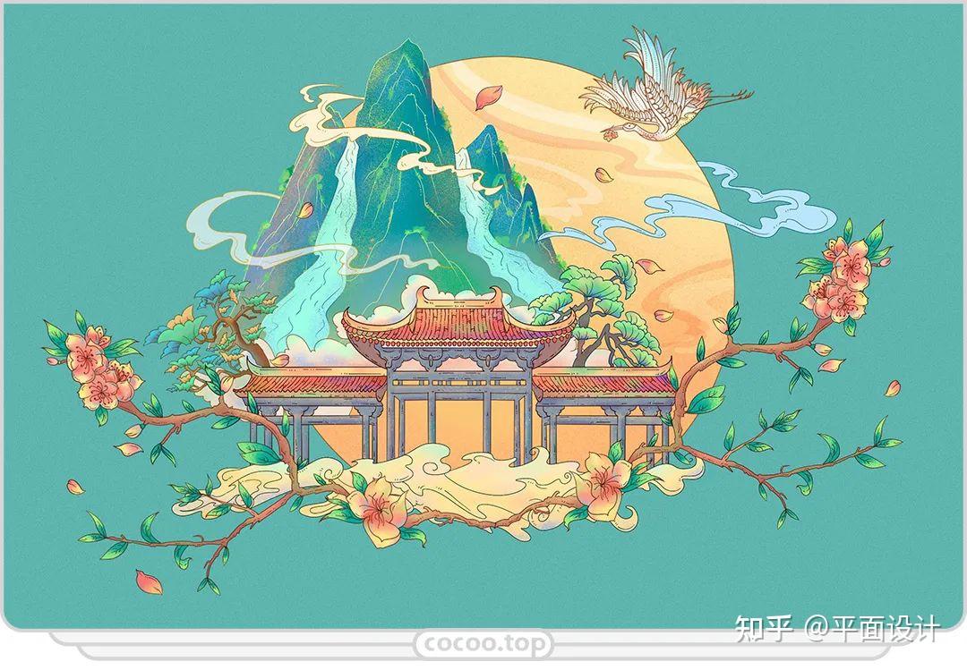 探究!中国风插画设计 - 知乎
