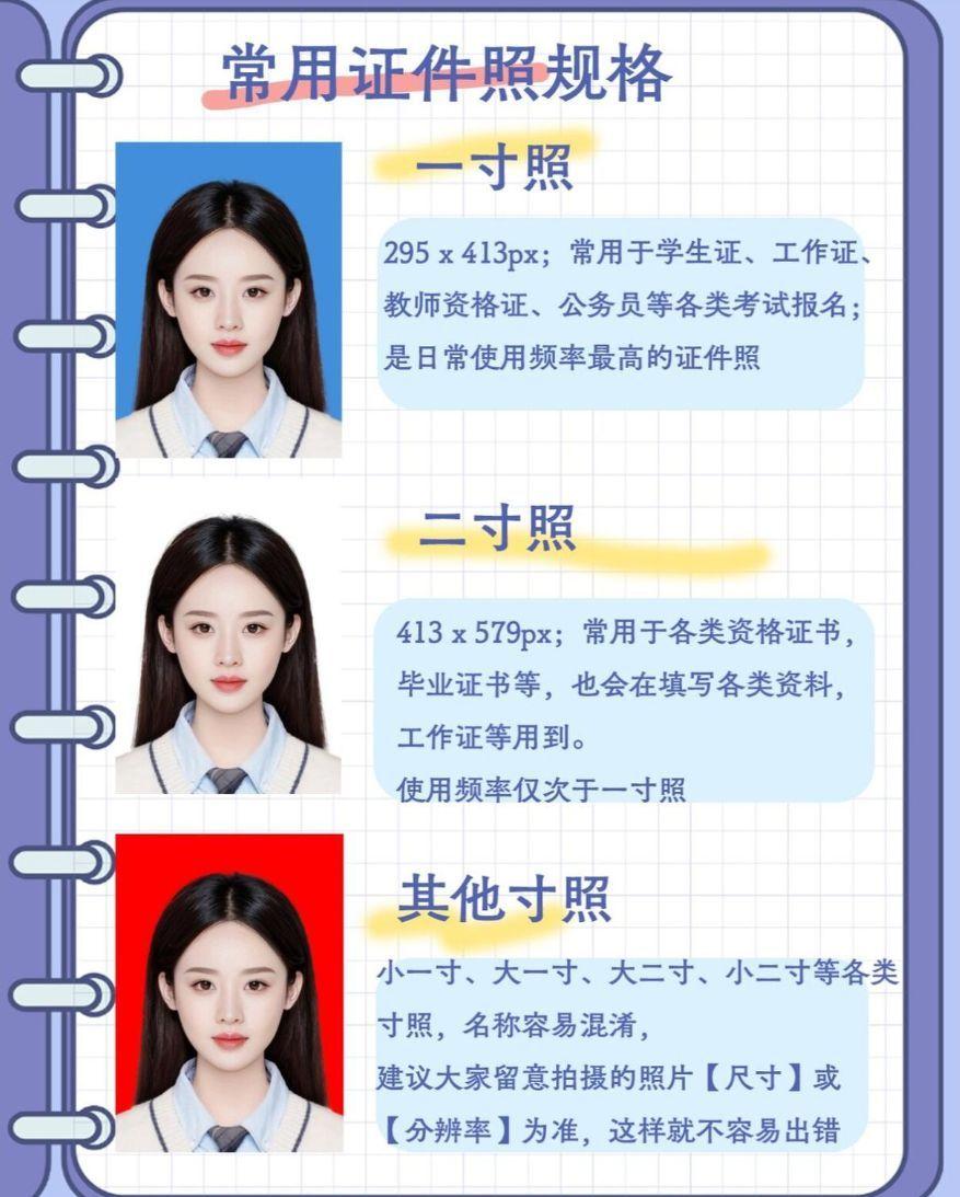 证件照尺寸标准大小及用途介绍 - 知乎