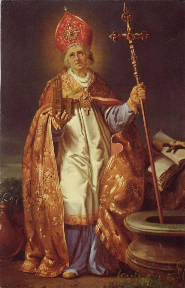 诺森布里亚的威利布洛德(willibrord),迫使弗里斯兰人改信基督教