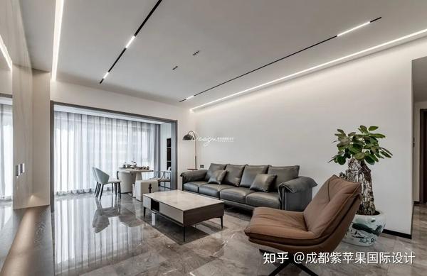 现代简约装修 | 168㎡大平层,气质和格调常驻的美家 - 知乎