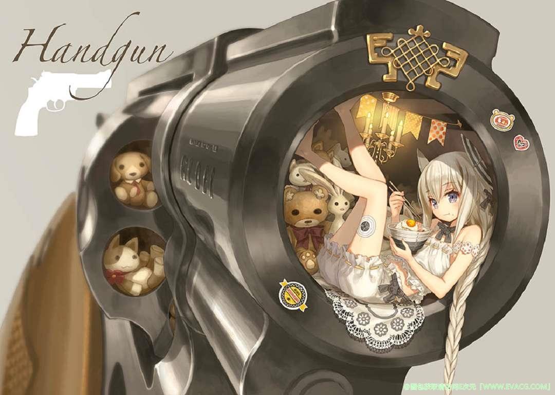 cosplay美图,二次元资源社区今天,就为大家送上描绘了枪与少女的插画