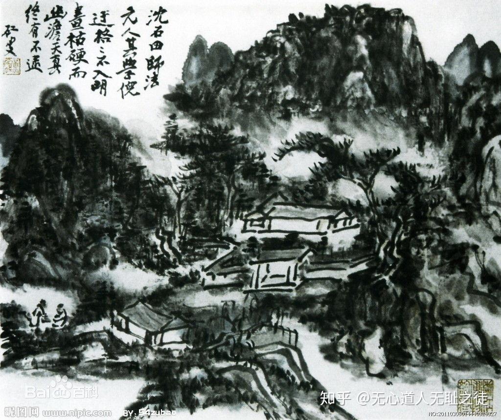 禅者黄宾虹“黑、密、厚、重”的画风 证悟之青城坐雨和瞿塘夜游 丹青隐墨 墨隐丹青 静中寓动 暗中求明 - 知乎