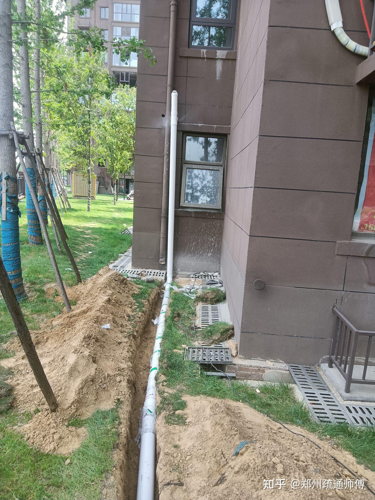 高层二楼改独立下水郑州下水道改造案例