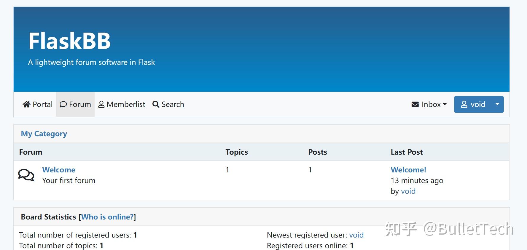 基于FlaskBB自建论坛 知乎