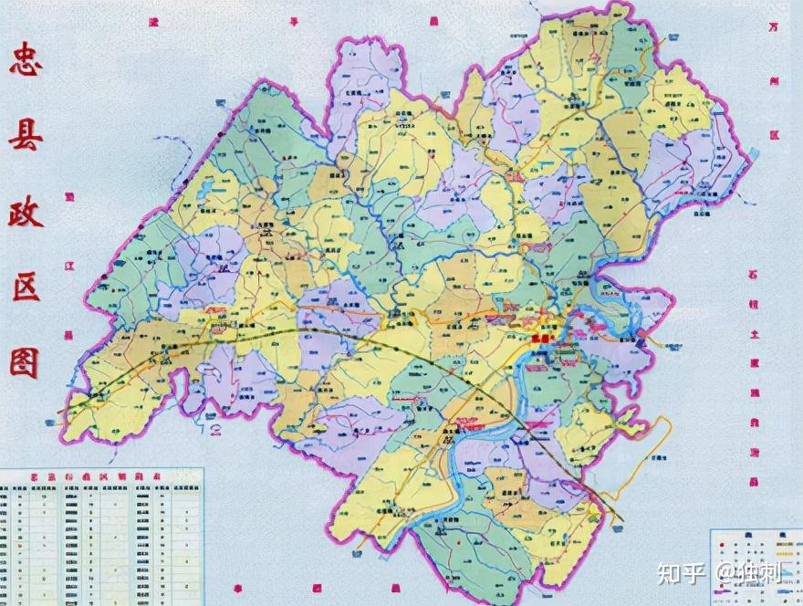忠县县城地图图片