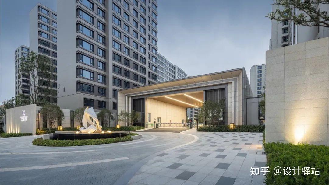 30个住宅小区出入口设计，5种常见设计形式 - 知乎