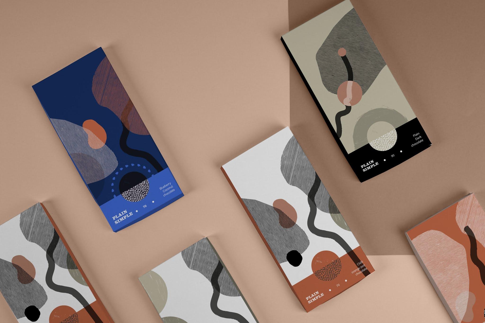 中汇设计:plain simple巧克力包装设计