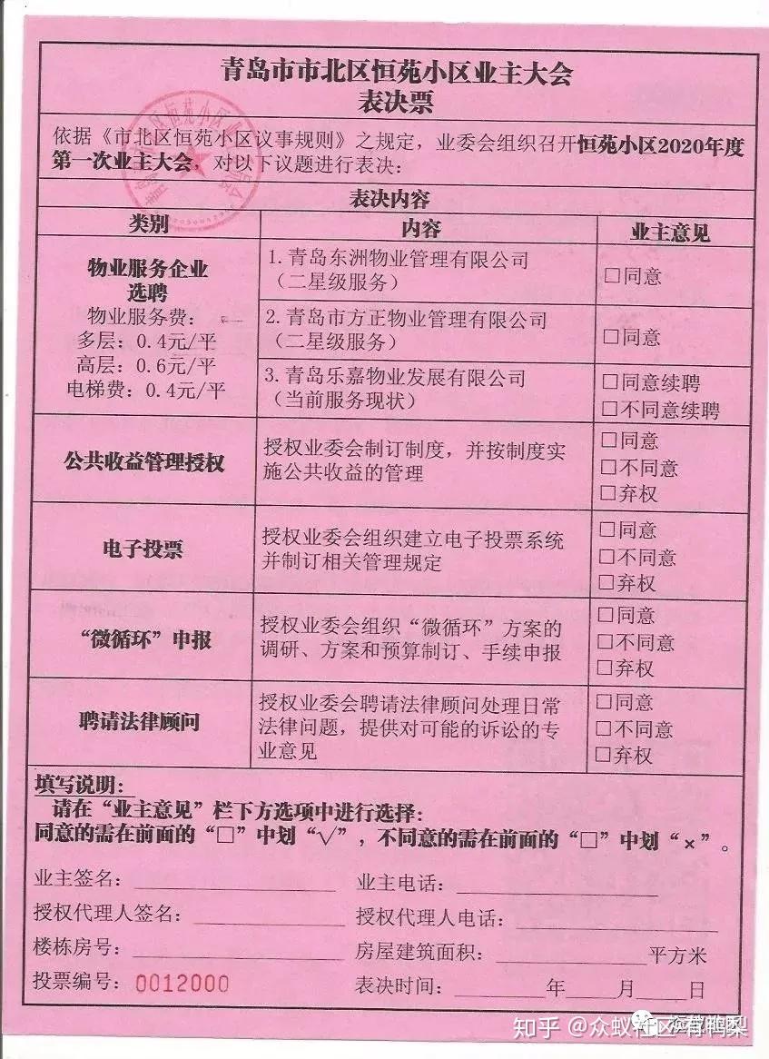 簽訂保密協議業主大會結果4個月後才公佈換個物業有多難青島市恆苑