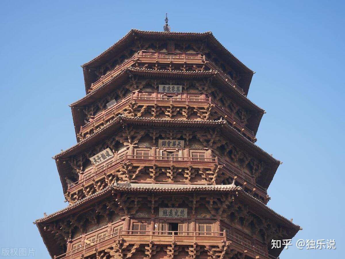 【营造学社考察路线】应县木塔,历经地震炮弹不倒,如今已倾斜 - 知乎