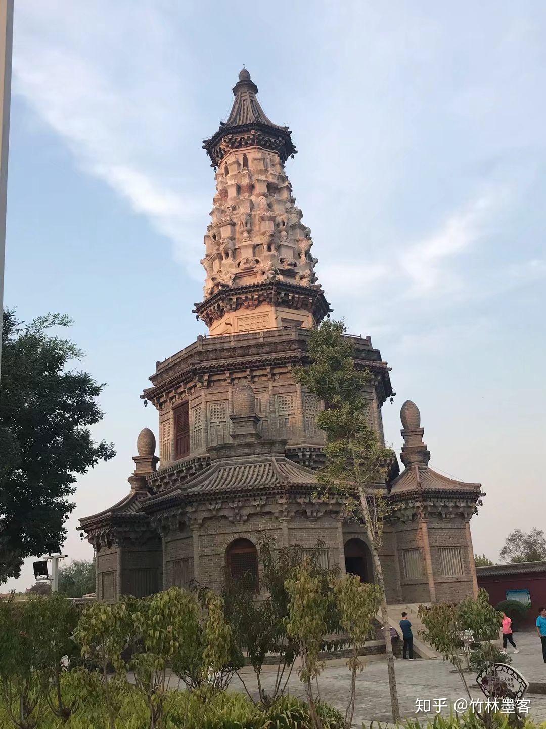 竹林墨客千年正定之廣惠寺華塔