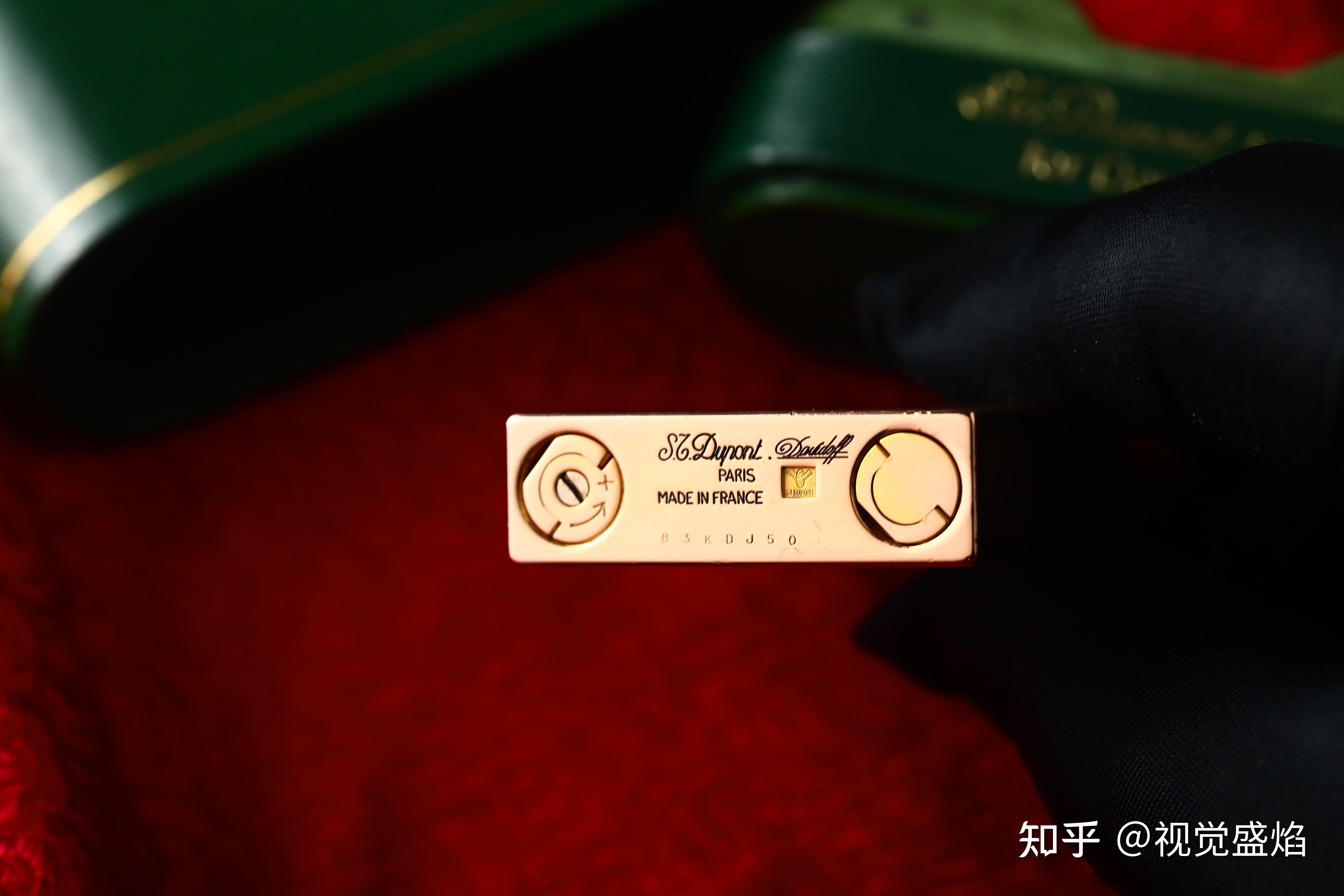 t.dupont都彭&davidoff大卫杜夫合作款气体斜火烟斗打火机