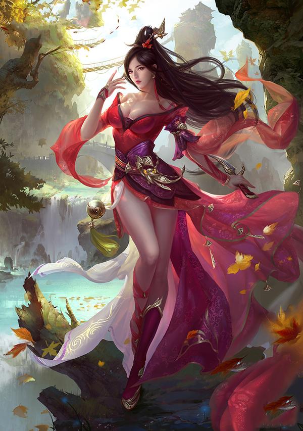 古风精选美女cg壁纸,竖版!