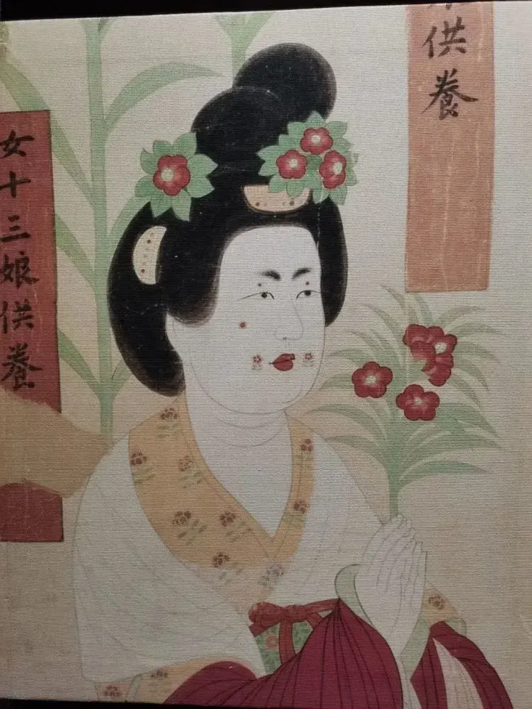 都督夫人礼佛图(甬道南壁)