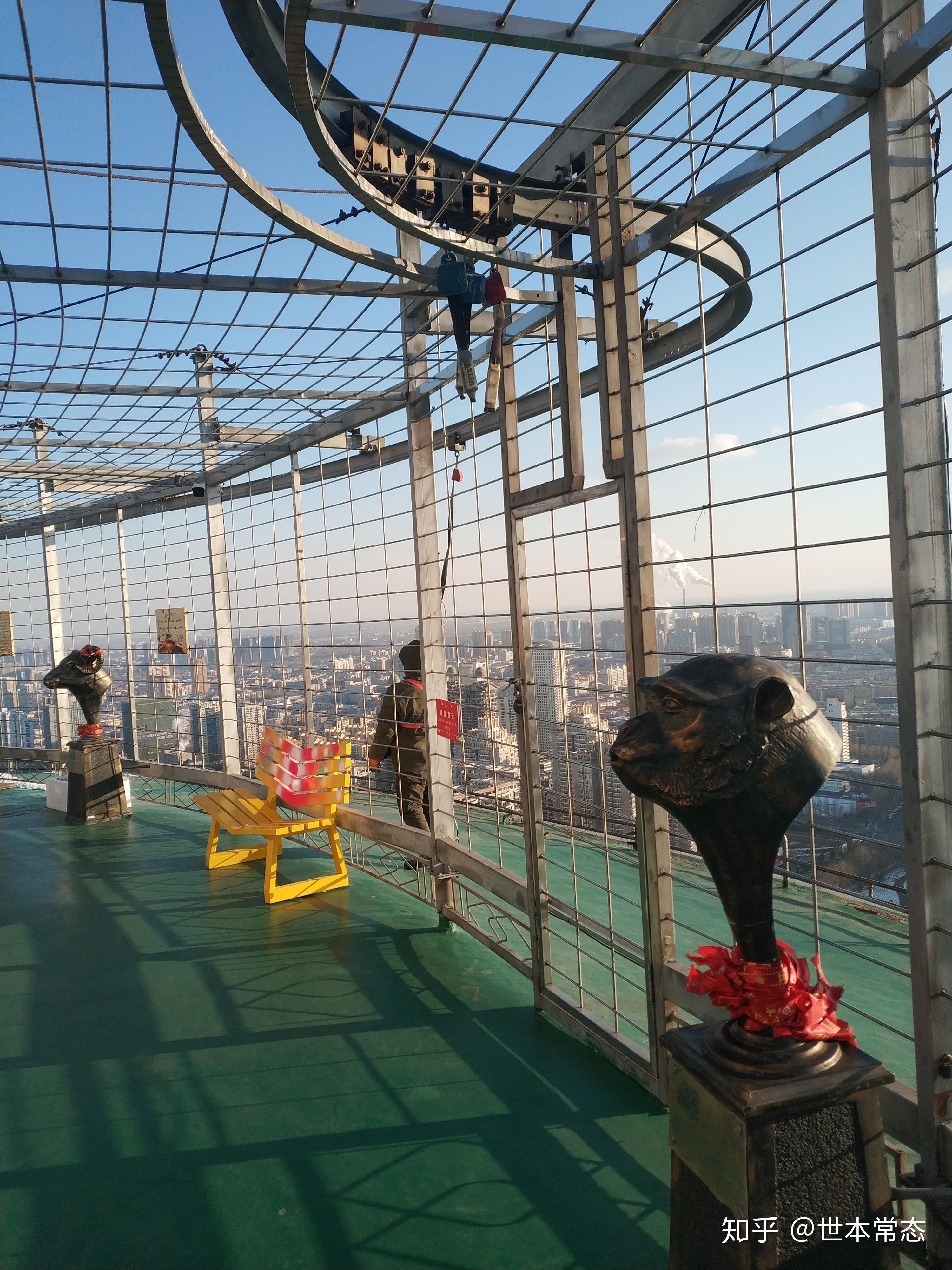 在哈尔滨之冬季中登龙塔