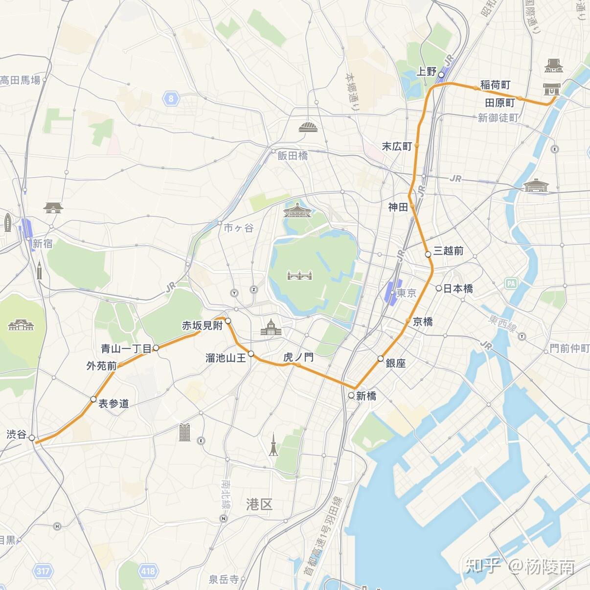 东京都地铁首末站及直通线简介 知乎