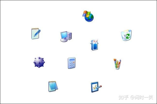 Windows 图标的视觉历史:从 Windows 1 到 11 - 知乎