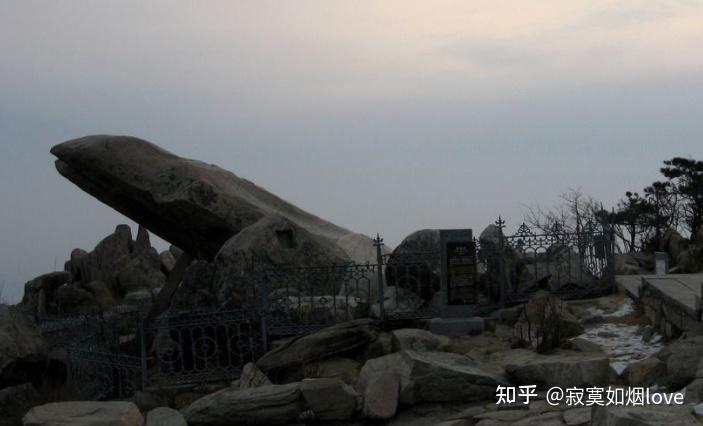 泰山探海石的传说低音号历史