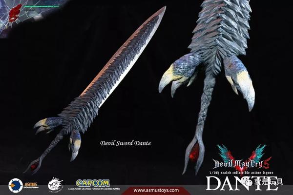asmus toys《鬼泣5》但丁:豪华版配件武装到牙齿!