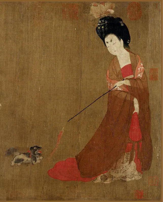 仕女图 唐《簪花仕女图》高清赏析- 知乎