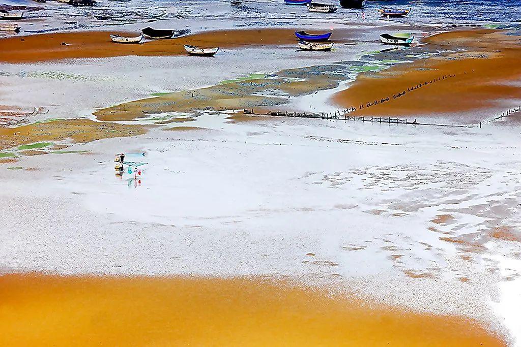 中国最美海岸线霞浦北兜西山滩涂