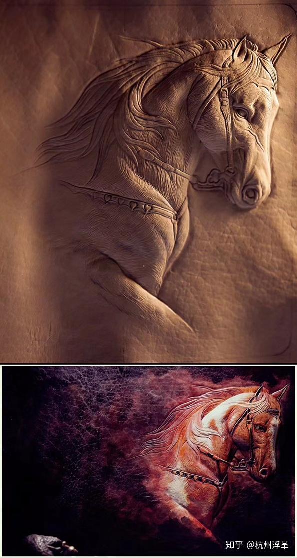 分享一个学员皮塑作品皮塑浮雕工艺创意无限可能