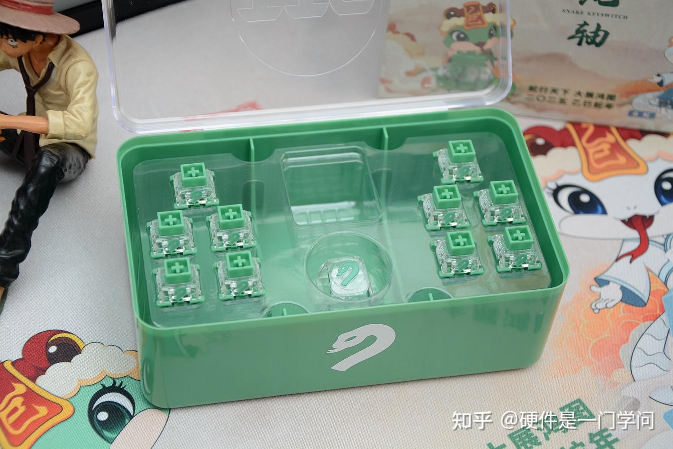 TTC KOM 白蛇万磁王軸 68個 MelGeek蛇年限定磁轴键盘MADE68 Ultra机械键盘配TTC白蛇万磁王轴