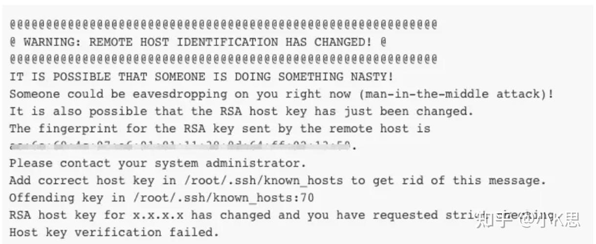 在ssh连接时出现“Host key verification failed ”的原因及解决方法 - 知乎