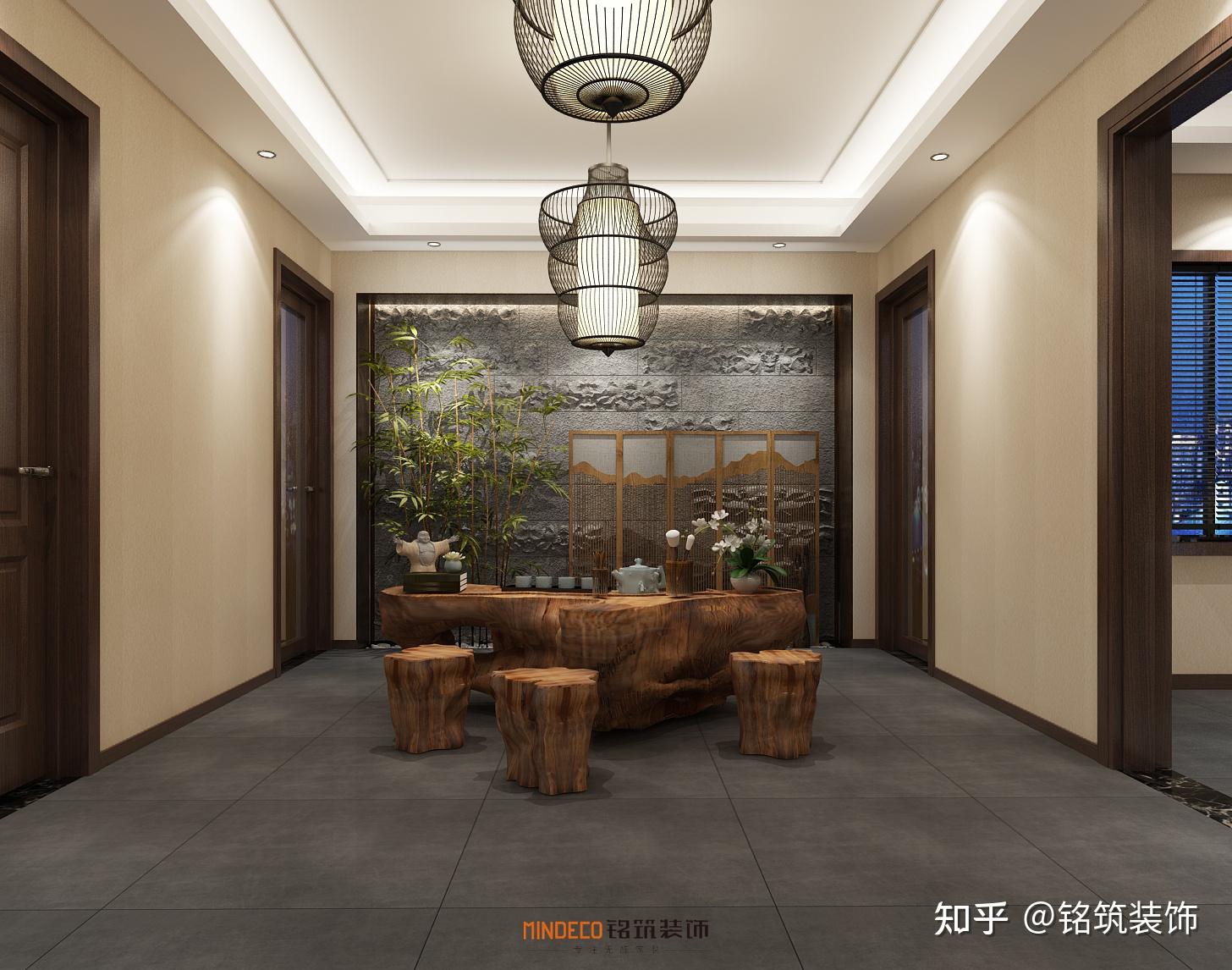 260㎡新中式设计，禅意雅韵的极致之美！ - 知乎