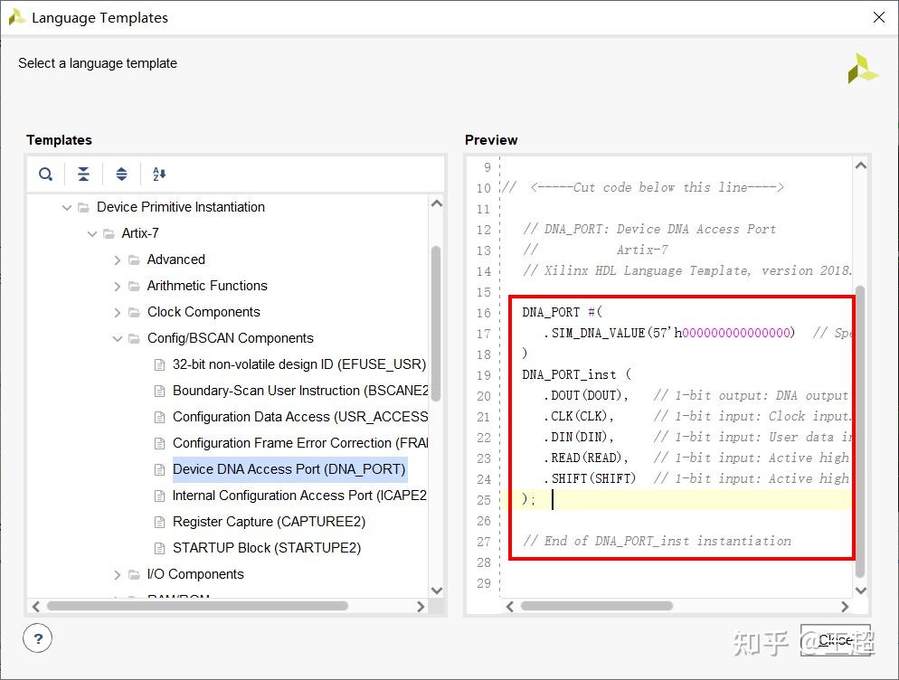读取Xilinx FPGA芯片的唯一ID号DNA 知乎