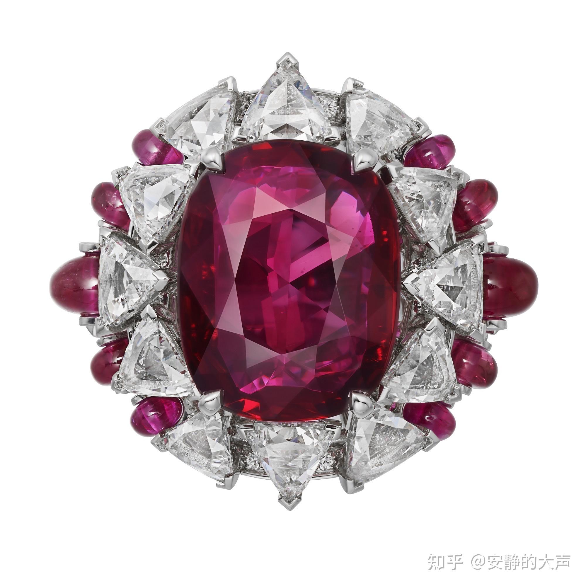 珠宝欣赏cartier卡地亚phaan红宝石钻石戒指