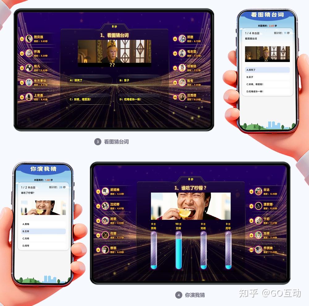 GO互动| 年会大屏互动平台扫码签到抽奖摇一摇抢红包软件抽奖小游戏 - 知乎