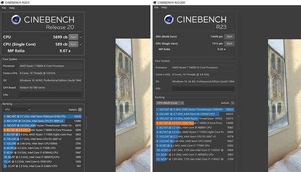 5800x cinebench r23
