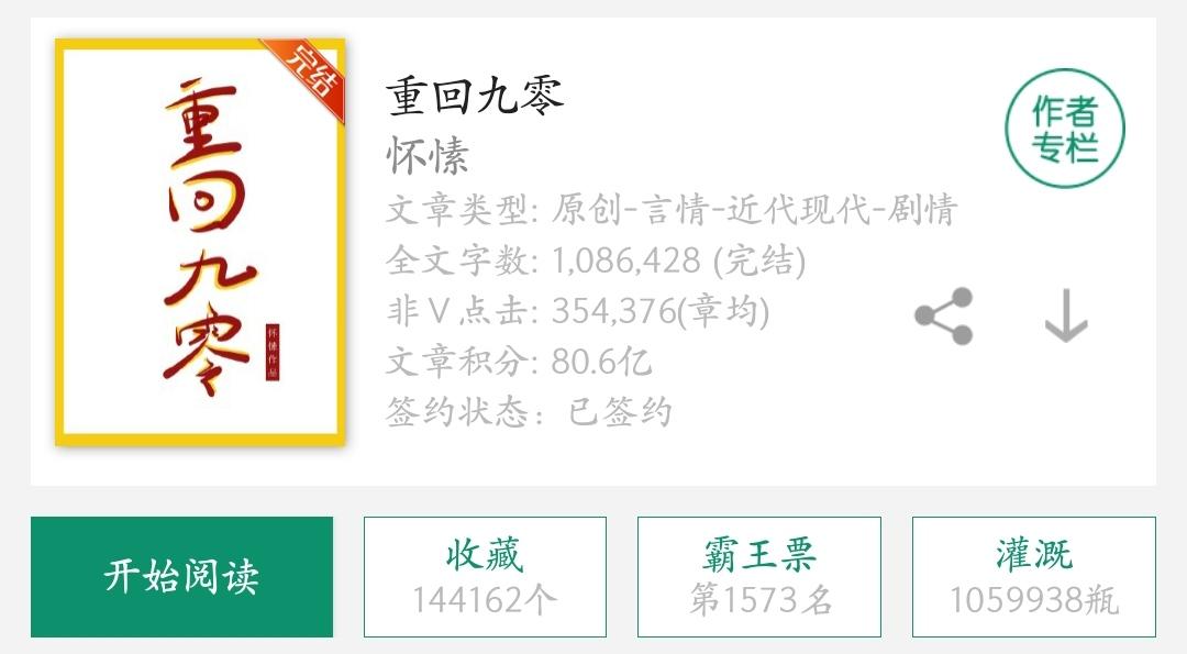 《重回九零》作者:怀愫