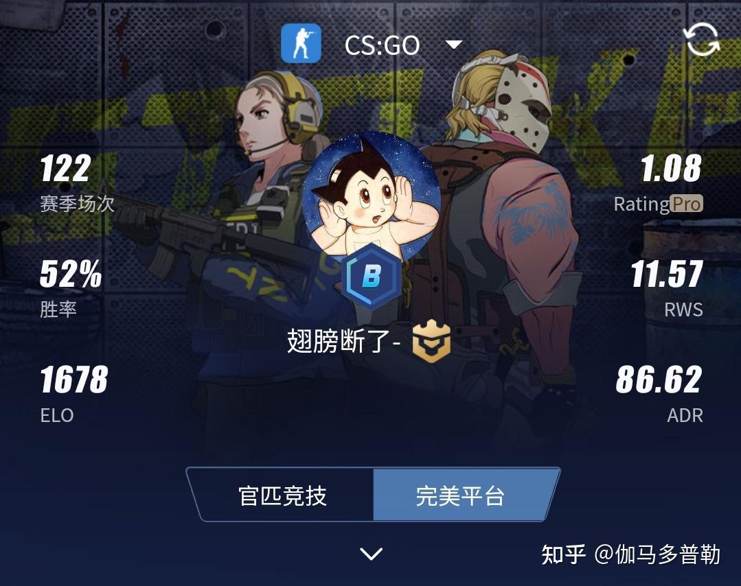 如何简单分析csgo的战绩图