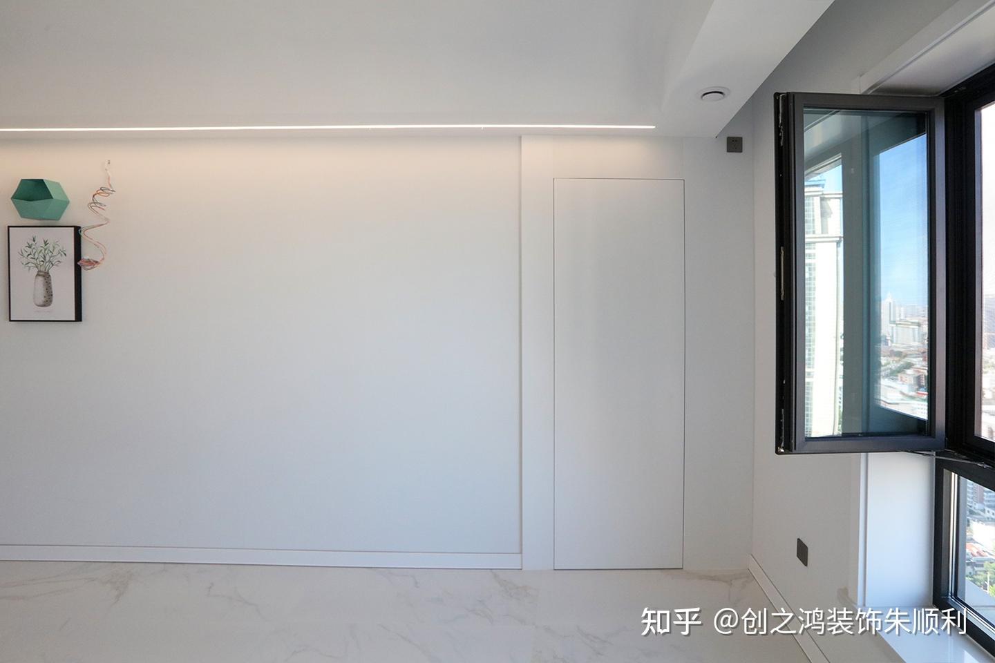 白墙、白砖、白门,全屋基调是白色的现代极简家能有多好看! - 知乎