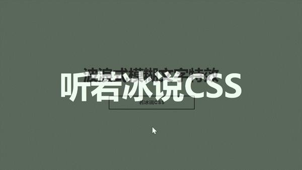 HTML+CSS 波浪式模糊文字特效 - 知乎