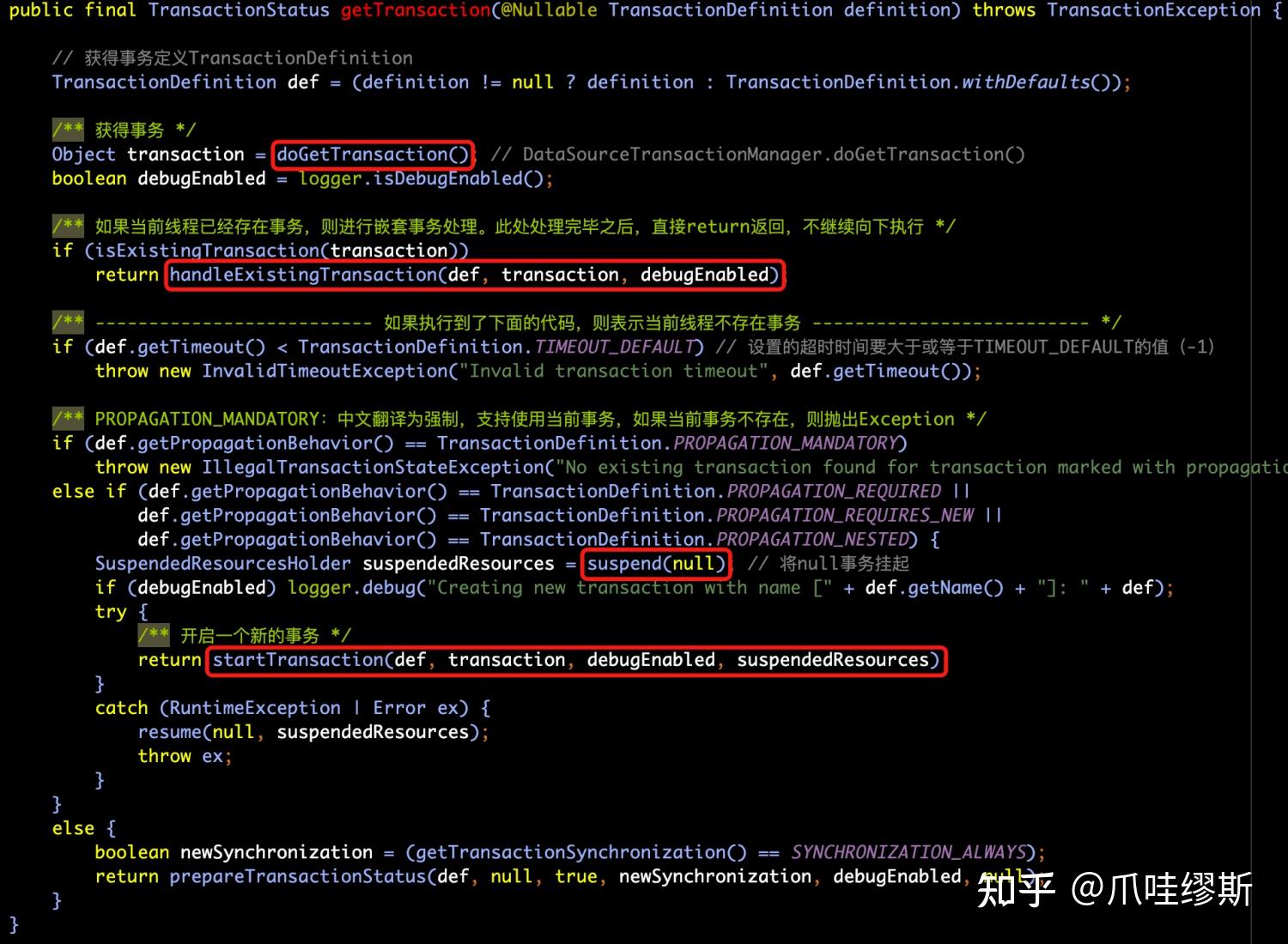 （七）spring源码解析：spring事务 知乎