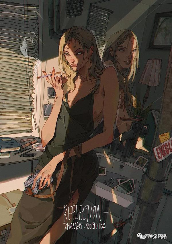 国人插画师 张惜 | 让人眼前一亮的平涂画风，每幅画都洋溢着对生活的热爱！ - 知乎