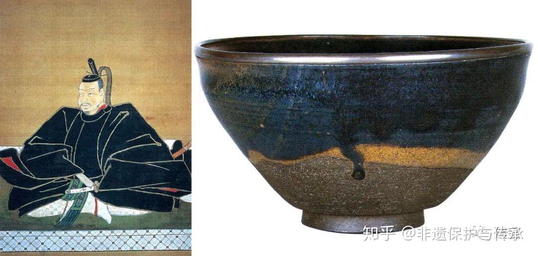 河南天目平茶碗　宋時代　箱なし　　高5.1×径16.1cm 河南天目平茶碗 宋時代 箱なし 高5.1×径16.1cm