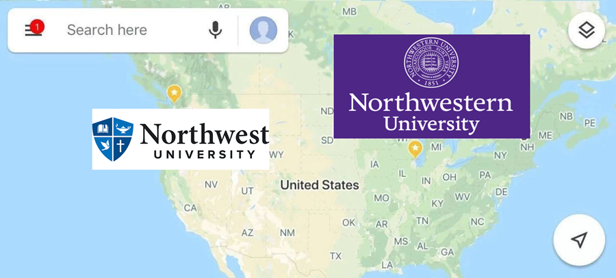 除了位于中国陕西的211学府西北大学外,美国境内也有两所"西北"