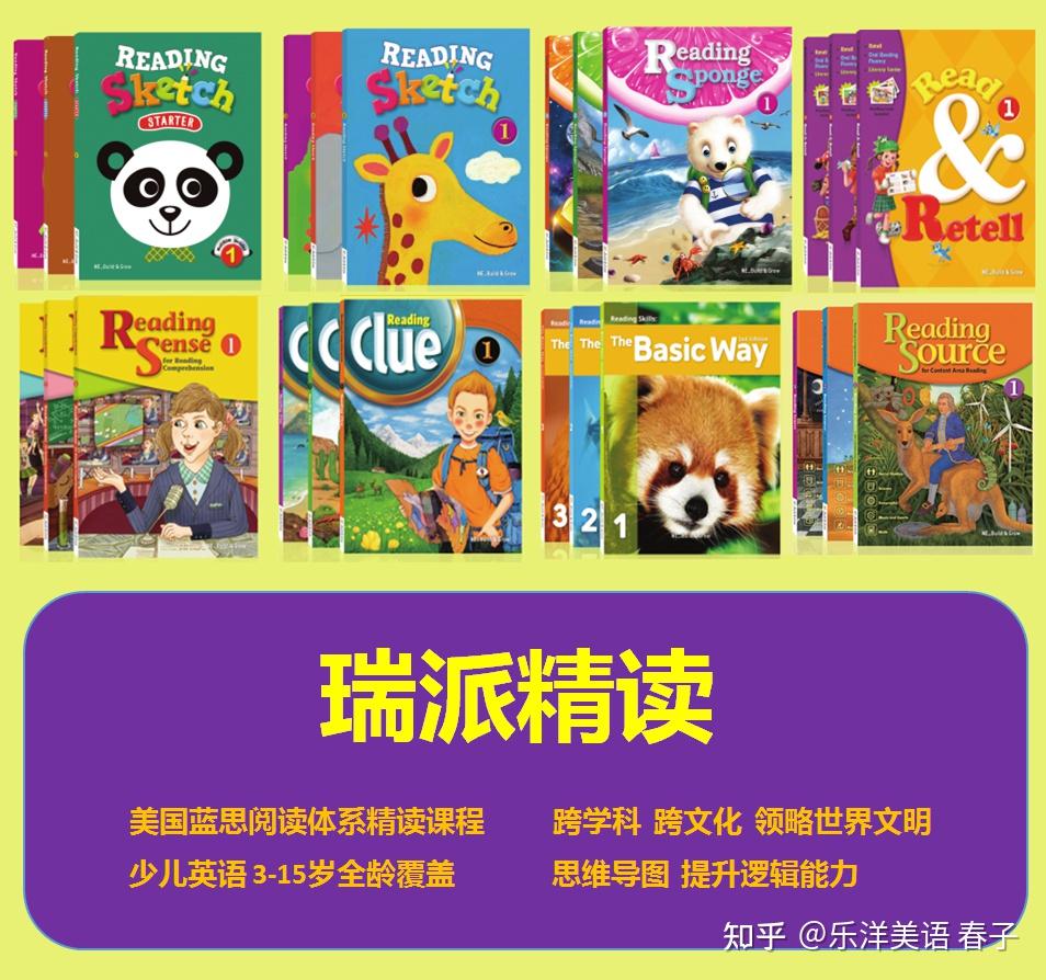 少儿英语跨文化蓝思阅读教材reading瑞派精读