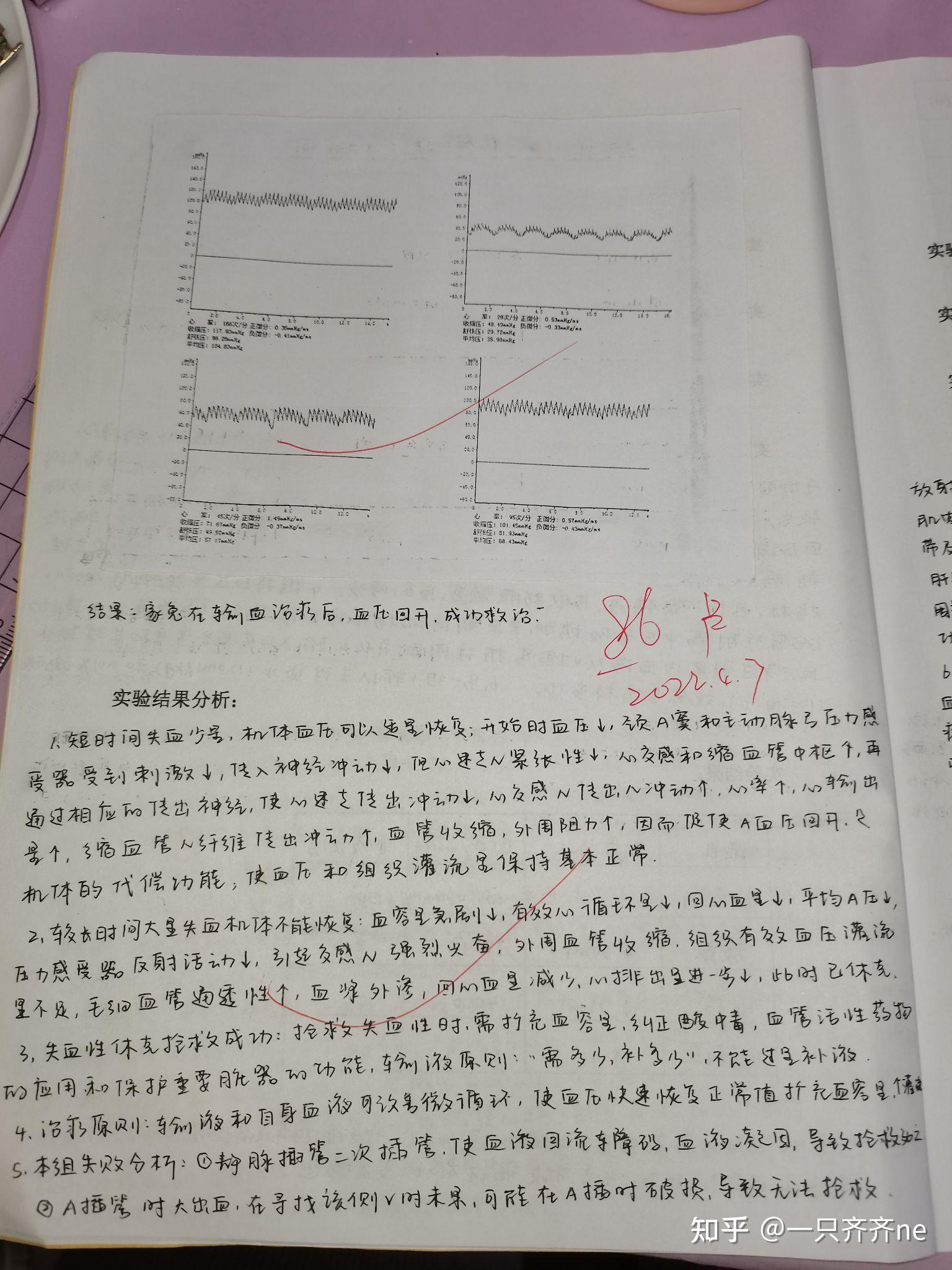 病理生理学实验报告