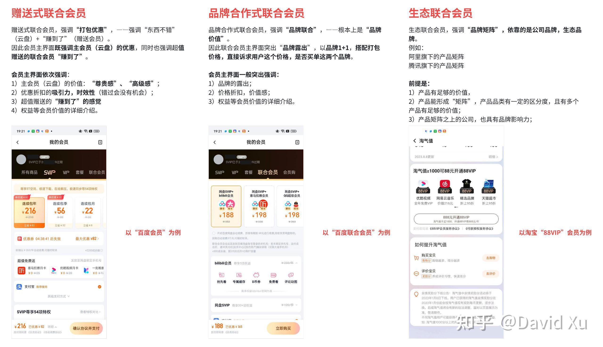 云盘付费会员体系分析(2):3种联合会员模式对比 知乎