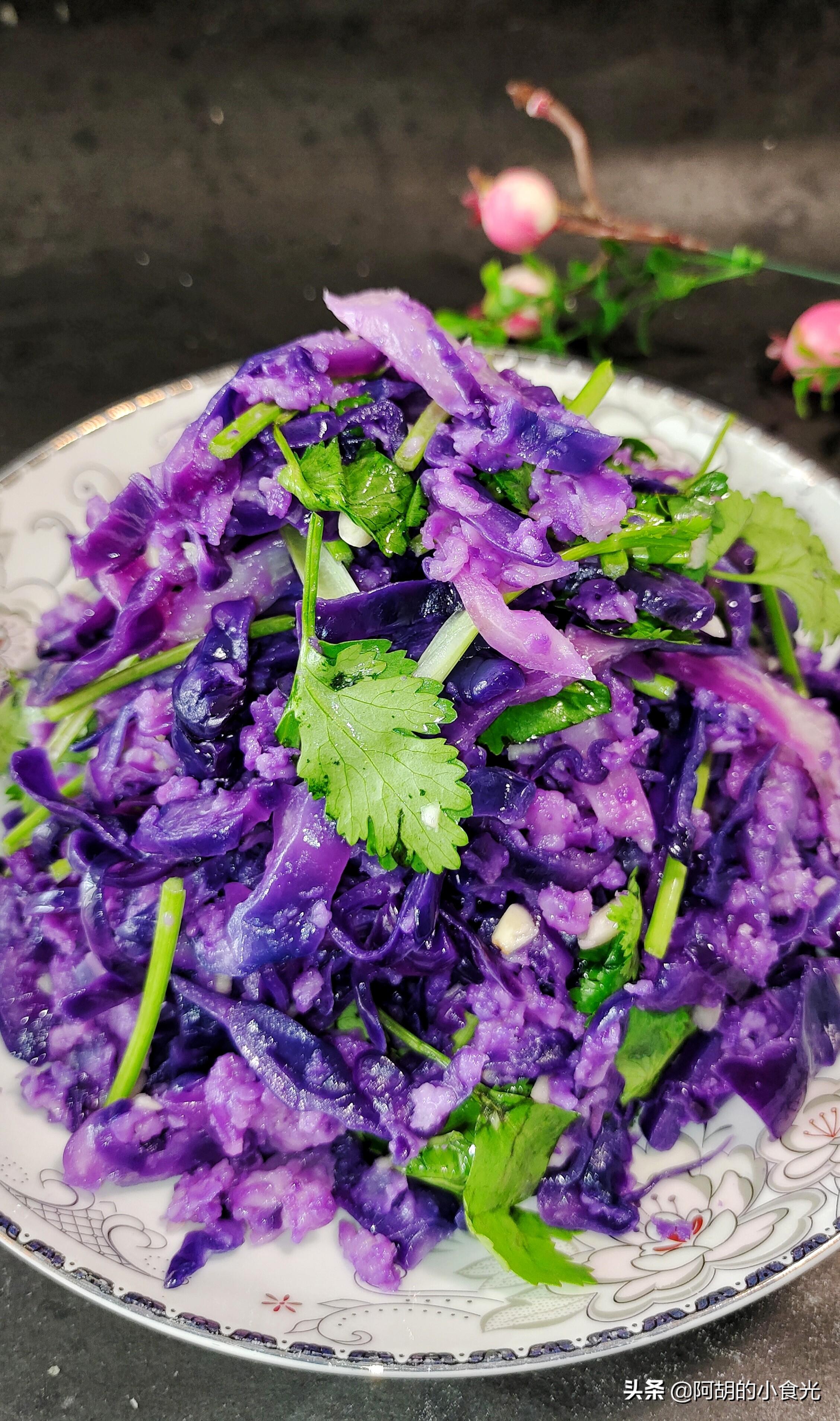 拌紫甘蓝怎么做_拌紫甘蓝的做法_豆果美食