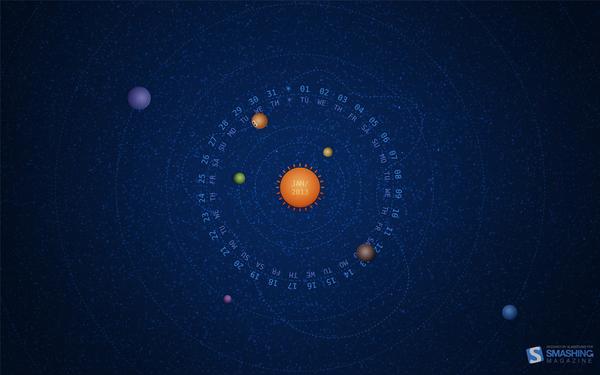 创意太阳系行星桌面图片壁纸 知乎