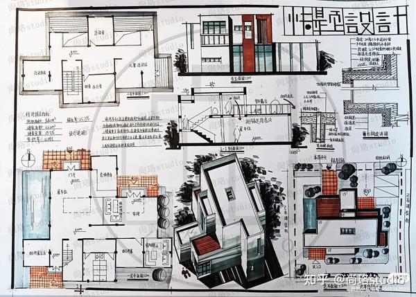 4S店建筑快题 - 知乎