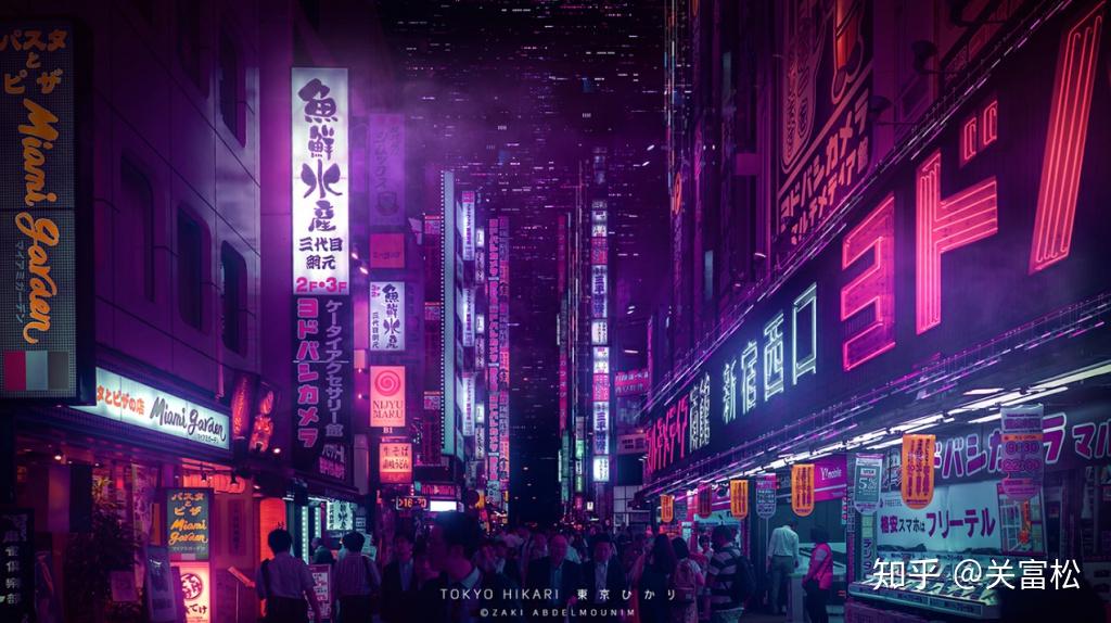 赛博朋克风格参考图