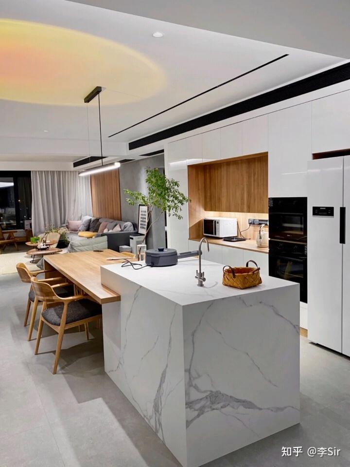 年轻小夫妻,根据自己喜好,将126㎡新家装出"样板间"的既视感 - 知乎